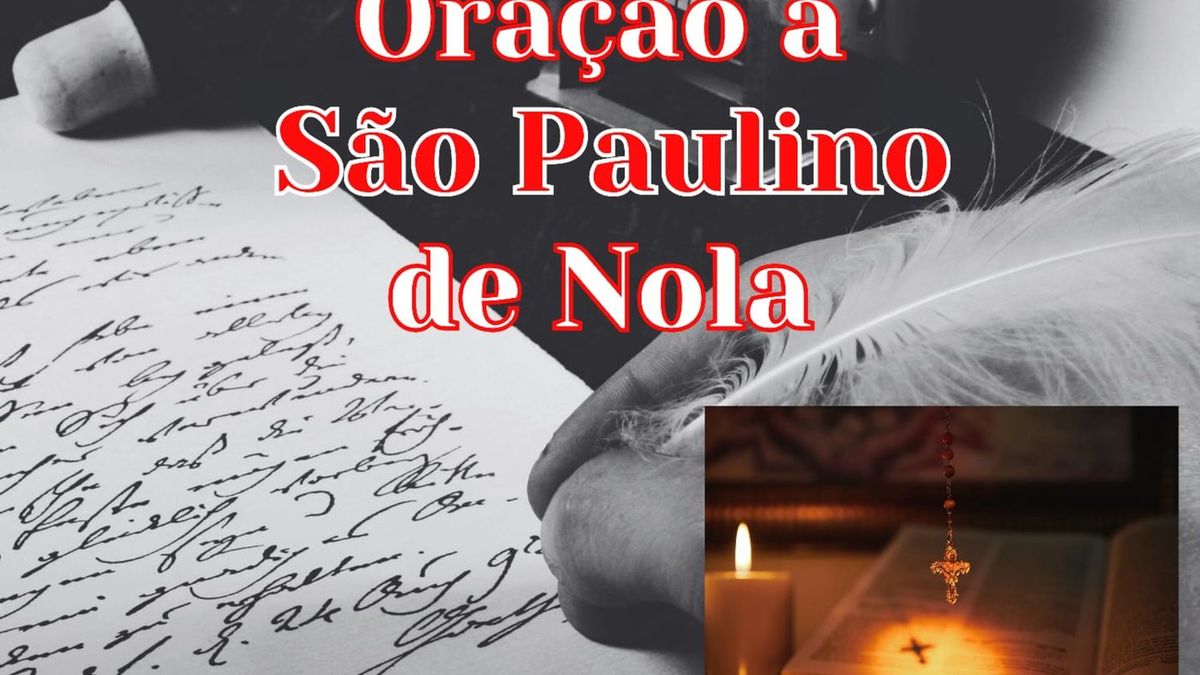 Oração a São Paulino de Nola