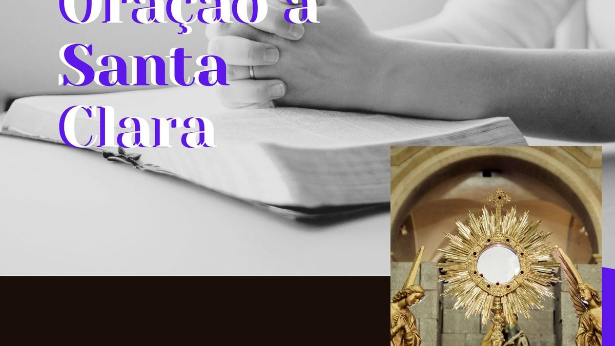 Oração a Santa Clara
