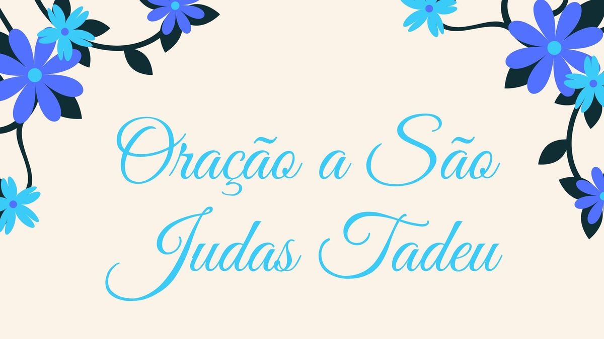 Oração a São Judas Tadeu