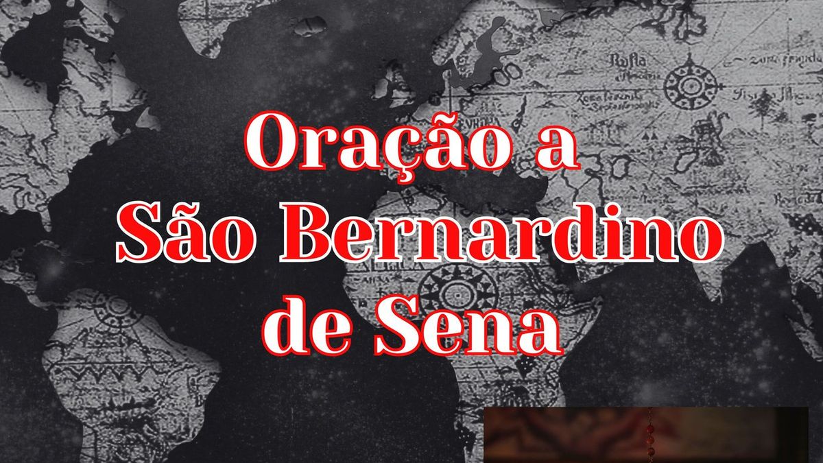 Oração a São Bernardino de Siena