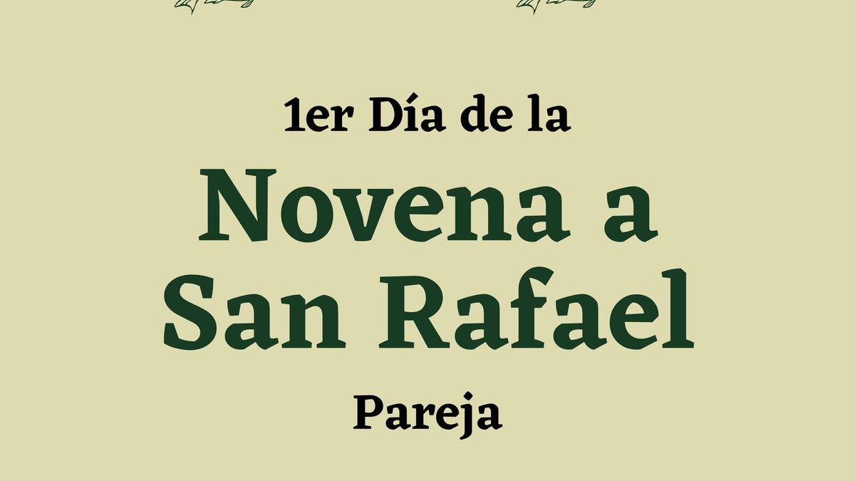 novena de San Rafael