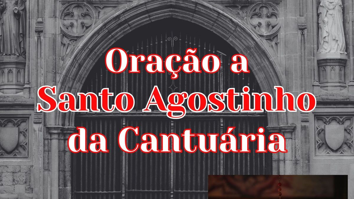 Oração a São Agostinho da Cantuária