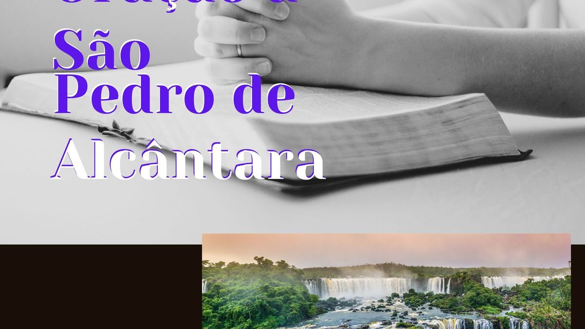 Oração a São Pedro de Alcântara