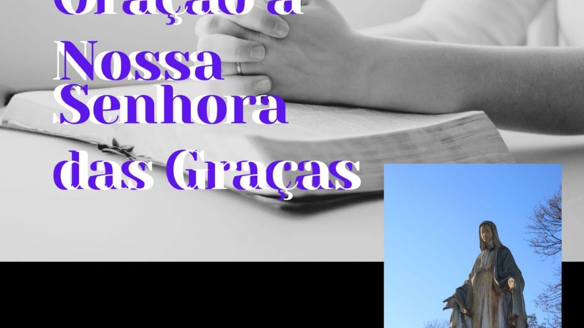 Oração a Nossa Senhora das Graças