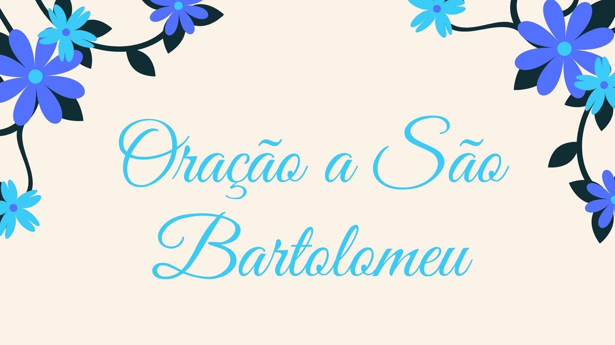 Oração a São Bartolomeu